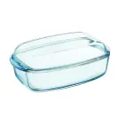 Glass container with lid 4.5L rectangular Essentials 33x20x14cm — Photo 1