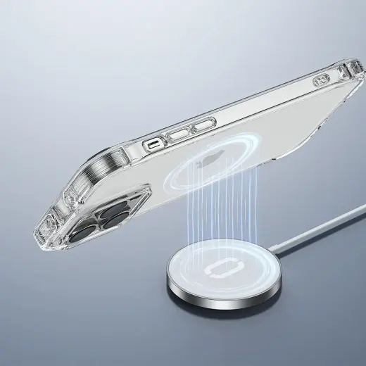 Joyroom Defender Series Case Cover for iPhone 14 Plus Armored Hook Cover Stand Clear (JR-14H3) Фото num