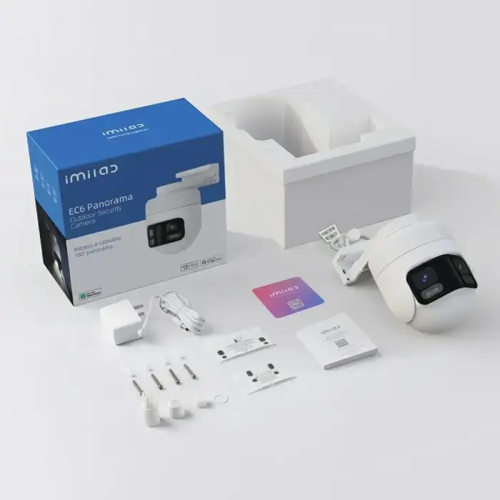 Imilab EC6 Panorama Outdoor 3.5K WiFi Plug-in Spotlight Camera white Foto 16