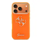 Guess IML 4G Script Metal Logo Case for iPhone 17 Pro Max Orange Foto 2
