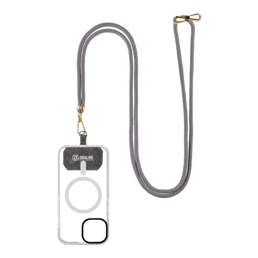 OBAL:ME NeckTag Allure Rope for Mobile Phone Dark Grey