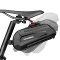 Rockbros B69 bicycle saddle bag 1.7l with easy release system - black Фото num