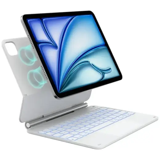 Typecase Edge case with keyboard for iPad Air 11" M2 (2024) | iPad Air 11" M3 (2025) white