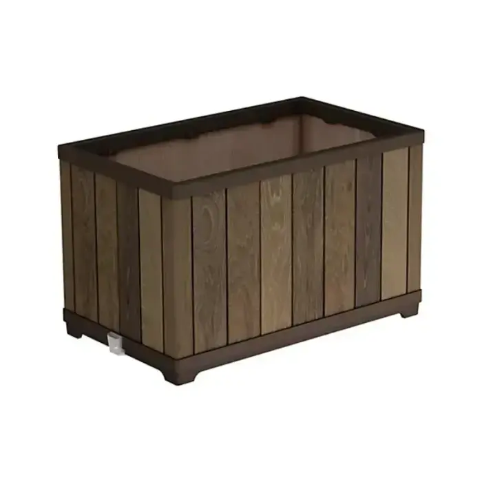 Puķu pods Deco Rectangle Planter Walnut