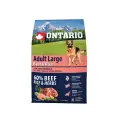 Сухой корм для собак - Ontario Dog Adult Large с говядиной, рисом и индейкой, 2,25 кг Фото num