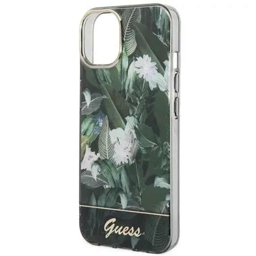 Guess GUHCP14MHGJGHA iPhone 14 Plus 6,7" zielony|green hardcase Jungle Collection Foto 6