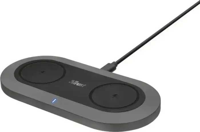 Trust Urban Yudo X2 Dual Wireless Charger 2 × 5W, Black Dual wireless charger