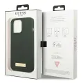 Guess GUHMP13LSPLA iPhone 13 Pro | 13 6,1" zielony|khaki hard case Silicone Logo Plate MagSafe Foto 8