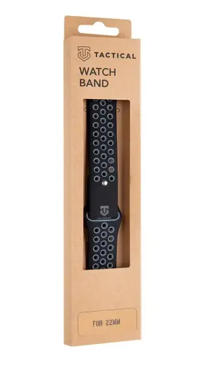 Tactical 267 Double Silicone Band 22mm Black|Grey Фото num