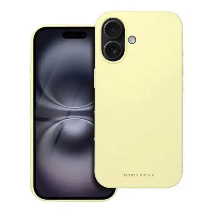 ROAR CLOUD SKIN maciņš telefonam iPhone 16 dzeltens