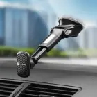 Magnetic car phone holder Forcell F-Grip Carbon H-CT327 windshield / dashboard black Photo