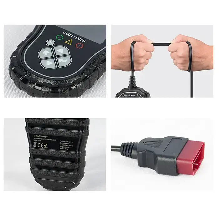 Qoltec Digital OBD2 EOBD diagnostic Tester ProLine  | 8V-25V | Dual System Foto 13