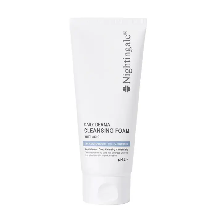 Nightingale, Daily Derma, Cleansing & Hydrating, Cleansing Foam, 140 ml