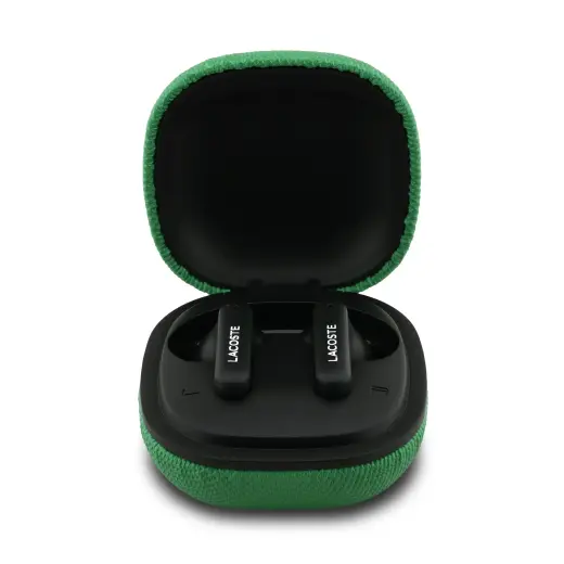Lacoste Iconic Petit Pique TWS Wireless Earphones Green Foto 3
