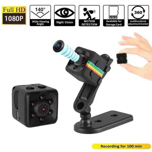 Webcam Mini Full HD B4-SQ11 1080P Black Foto 6