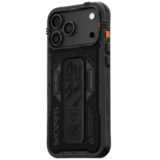 Skinarma Phantom Case for iPhone 17 Pro Max Magnetic Charging + Grip Stand Black Фото num