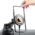 Dudao F12MAX+ cockpit magnetic holder with MagSafe inductive charger - black Photo