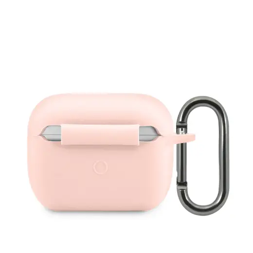 Lacoste Liquid Silicone Glossy Printing Logo Case for AirPods Pro Pink