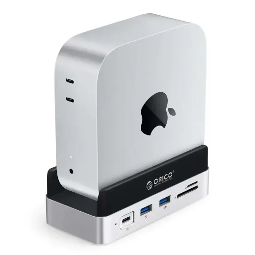 Orico MiniDock 10-in-1 Docking Station with SSD Hard Drive Bay - Silver Фото num