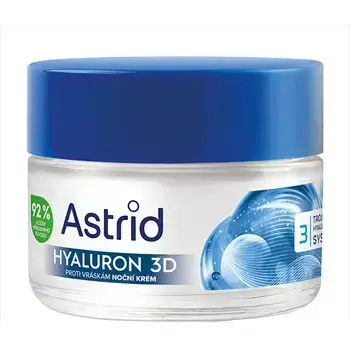 Astrid Hyaluron 3D Night Cream - Noční pleťový krém proti vráskám 50ml