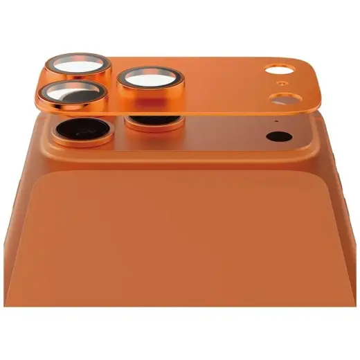 Tempered glass for lens PanzerGlass Fender Camera Protector for iPhone 17 Pro orange Foto 2