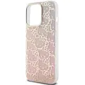 Hello Kitty IML Gradient Electrop Crowded Kitty Head Case for iPhone 15 Pro Max - Pink Фото num