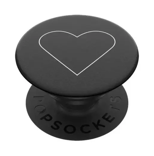 Popsockets 2 White Heart Black 800667 uchwyt i podstawka do telefonu - standard Foto 1