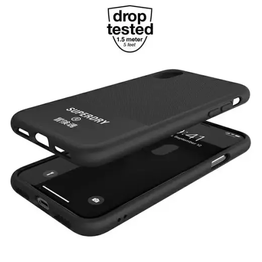 SuperDry Moulded Canvas iPhone X|Xs Case czarny|black 41544 Foto 4