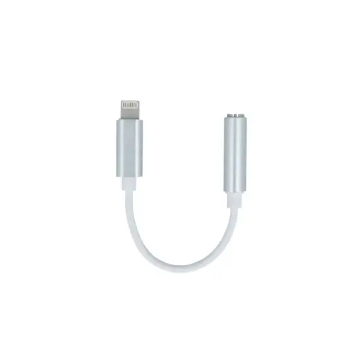 Setty adapter Lightning - audio jack 3,5mm white Фото num