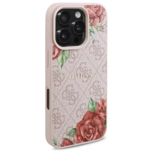 Guess GUHMP16XP4ROPEMCP iPhone 16 Pro     Max 6.9" różowy|pink hardcase 4G Flowers Print MagSafe Foto 4