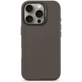 Decoded AntiMicrobial Silicone Backcover with MagSafe for iPhone 16 Pro - Dark Brown Photo