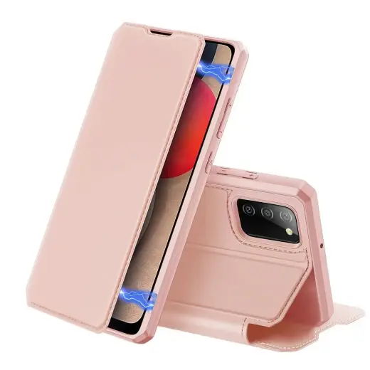 DUX DUCIS Skin X Bookcase type case for Samsung Galaxy A02s EU pink Photo