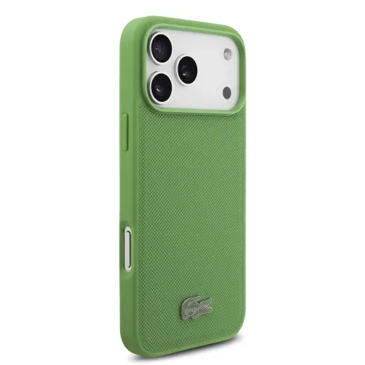 Lacoste Iconic Petit Pique MagSafe Case + Wallet for iPhone 17 Pro Max Green Foto 2