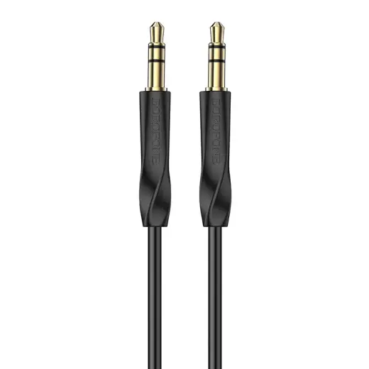 Borofone Cable BL16 - jack 3,5mm to jack 3,5mm - 1 metr black Foto 2