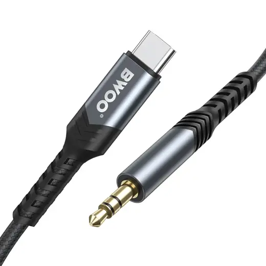 BWOO audio cable BO-AUX066 aux 3.5mm-USB-C Foto 3