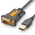 Ugreen adapter cable USB-A - DB9 RS-232 1.5m gray (CR104) — Photo 1