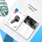 Rock Transmiter FM B301 MP3, Bluetooth - 2xUSB + Type C + micro SD - 36W black Фото num