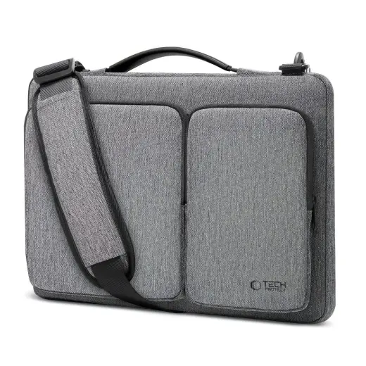 TECH-PROTECT DEFENDER BAG LAPTOP 13-14 CRAYON GREY Фото num