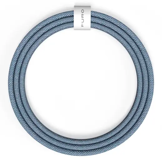 Puro Fabrik data transfer and charging cable | USB-C to USB-C | 60W | 1.5m | blue Photo