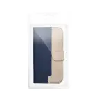 Split Book grāmatveida maciņš telefonam iPhone 17 tumši zils bēšs — Foto 8