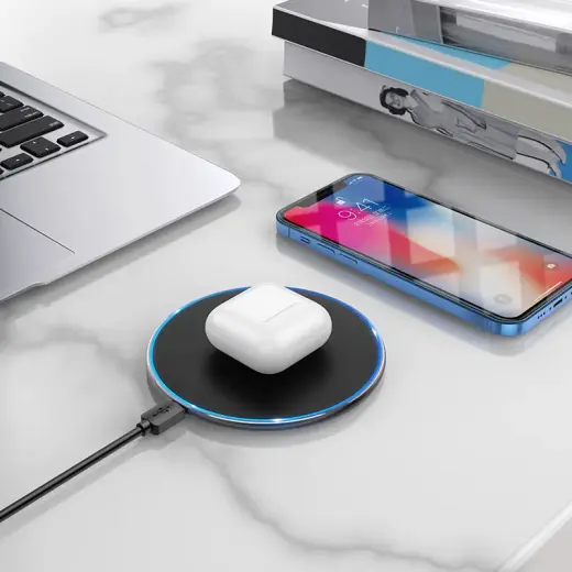 Borofone Wireless induction charger BQ3 Pro 15W black Фото num