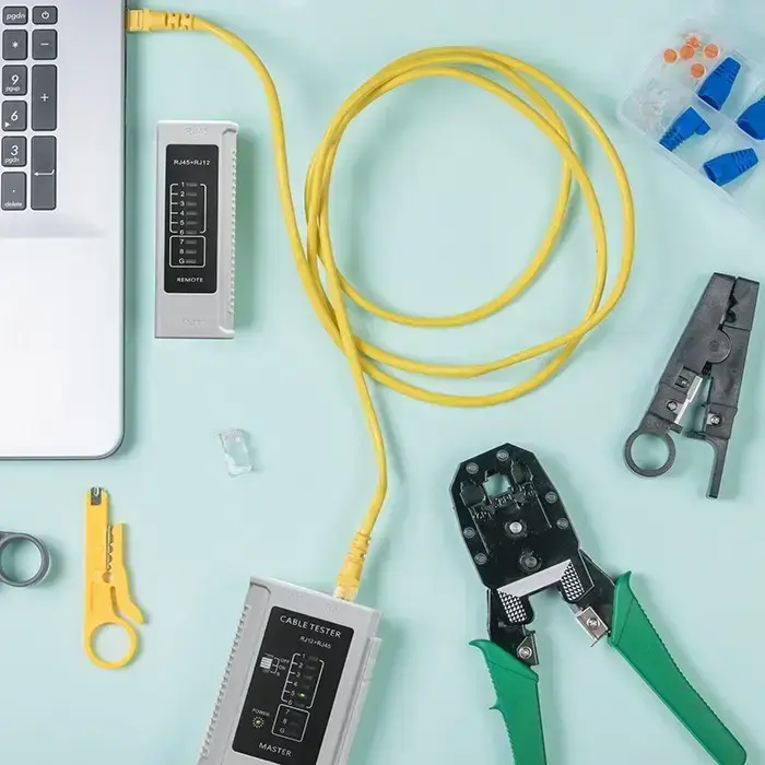 Qoltec Cable networks tester | RJ45 | RJ12 Foto 2