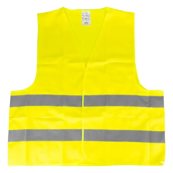 Drošības veste, dzeltena, ar sertifikātu AMIO-01734