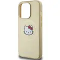 Hello Kitty Leather Kitty Head MagSafe case for iPhone 15 Pro - gold Фото num
