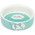 Bļoda dzīvniekiem, keramika - Trixie Bowl, Hello comic hamster, ceramic, 90 ml|ø 8 cm Foto 2
