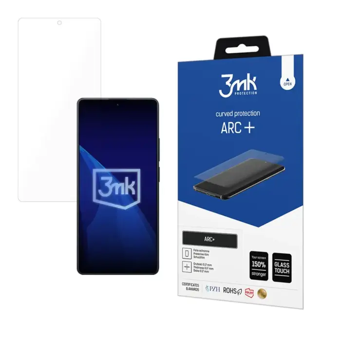 Folia 3MK ARC+ Fullscreen do Xiaomi       Redmi Note 14s