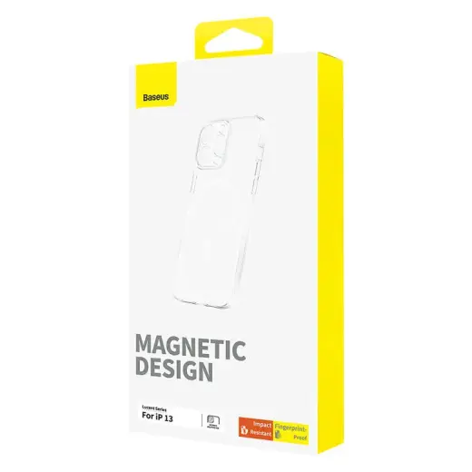 Magnetic Phone Case for iP 13 Baseus OS-Lucent Series (Clear) Photo