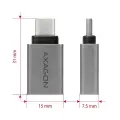 AXAGON RUCM-AFA adapter USB-C -> USB-A ALU Фото num