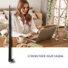 Qoltec Wi-Fi 2.4GHz antenna omnidirectional | 9dBi Foto 2