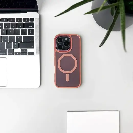 Glitter Case MagSafe Compatible for iPhone 17 Pro - Pink Foto 5